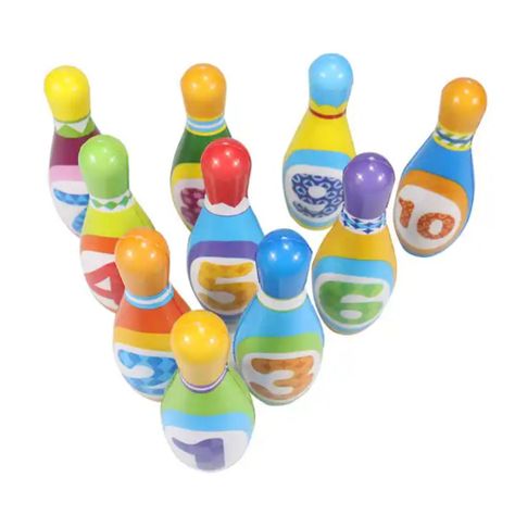 Juego de Bowling Palitroques Infantil 12 piezas-3