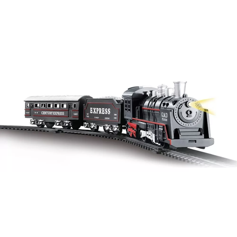 Tren Clásico Realista con Vapor Luces y Sonidos 126cm-3
