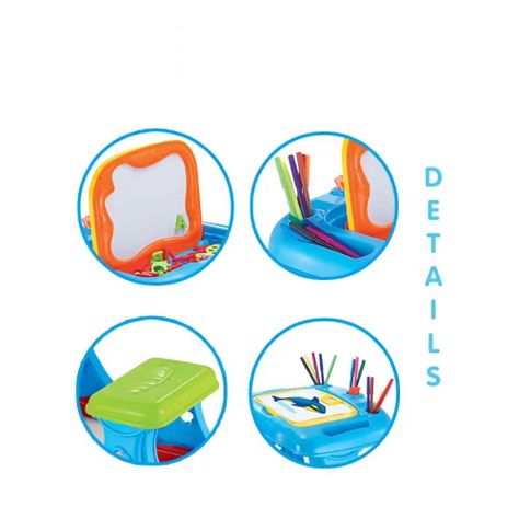 Escritorio Infantil Mesa de Aprendizaje con Pizarra-1