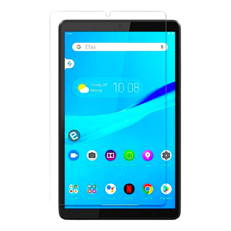 Funda Tablet Compatible con Lenovo M10 Plus Azul + Lamina-2