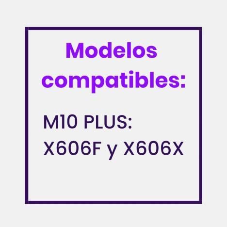 Funda Tablet Compatible con Lenovo M10 Plus Azul + Lamina-3