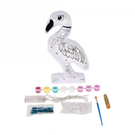 Set de Pintura Flamingo con Luces-0