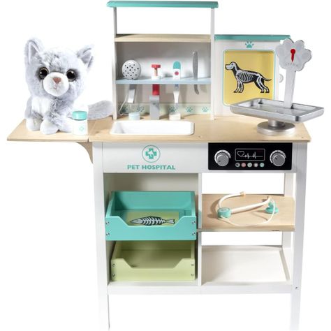 Consulta Médica Juego de Simulación Veterinario de Madera-8