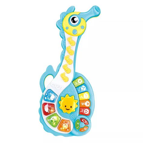 Guitarra Musical Caballito de Mar Juguete Didáctico Spacezat-0