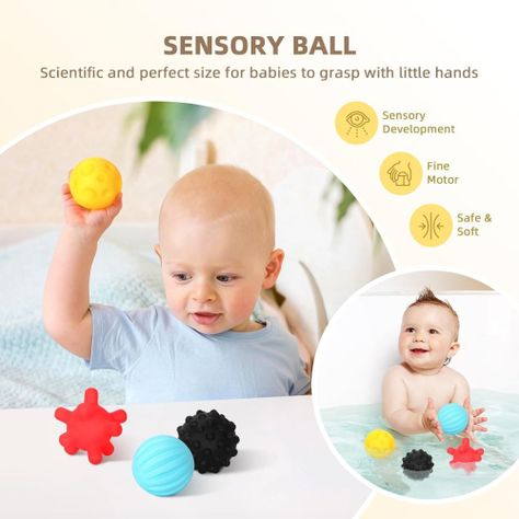 Caja Sensorial Juguete Montessori 0 a 6 meses 27 piezas-2
