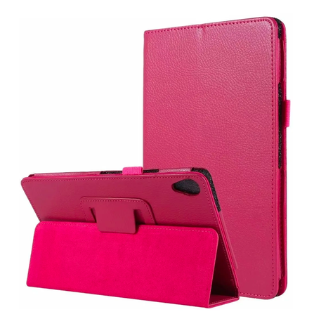 Funda Protector Compatible con Tablet LenovoM8 Fucsia+Lamina-0