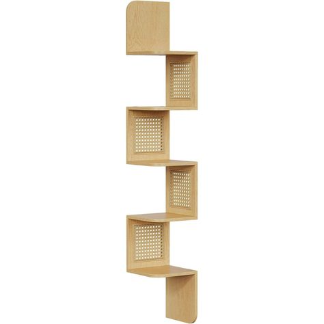 Mueble Estante Esquinero ZigZag Ratán Greve-0