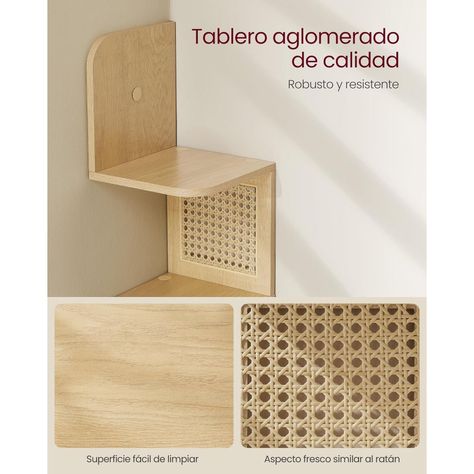 Mueble Estante Esquinero ZigZag Ratán Greve-5