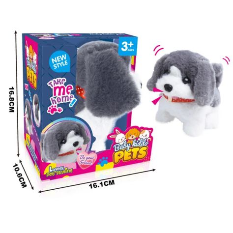Perro de Peluche Camina y Ladra Mascota Interactiva-1