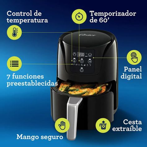 Freidora de Aire Oster Digital 1.8L CKSTAF18D-5