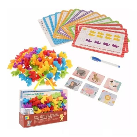 Juguete Clasificación Colores/Racionamiento Matemático 60pcs-0