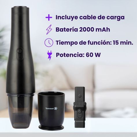 Aspiradora Inalámbrica De Mano/Auto Certificada SEC 60Watts-4