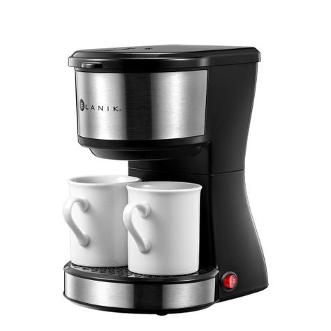 Cafetera Eléctrica Blanik Incluye Dos Tazas-1