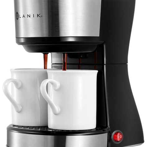 Cafetera Eléctrica Blanik Incluye Dos Tazas-3
