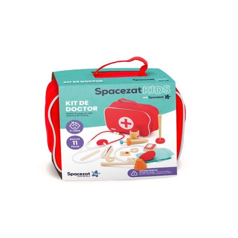 Maleta de Doctor Juguete de Madera Didáctico Spacezat-6
