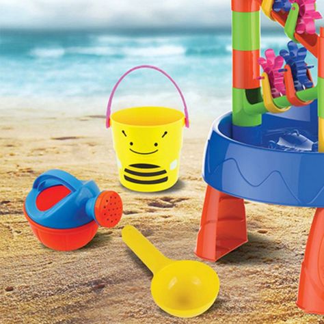 Mesa de Juegos Molinos de Agua y Arena Juguetes de Playa-6