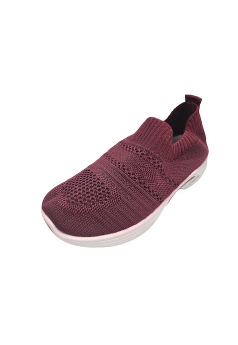 Zapatilla Unisex Burdeo Infantil-0