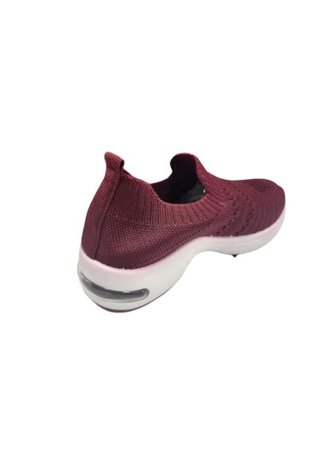 Zapatilla Unisex Burdeo Infantil-2