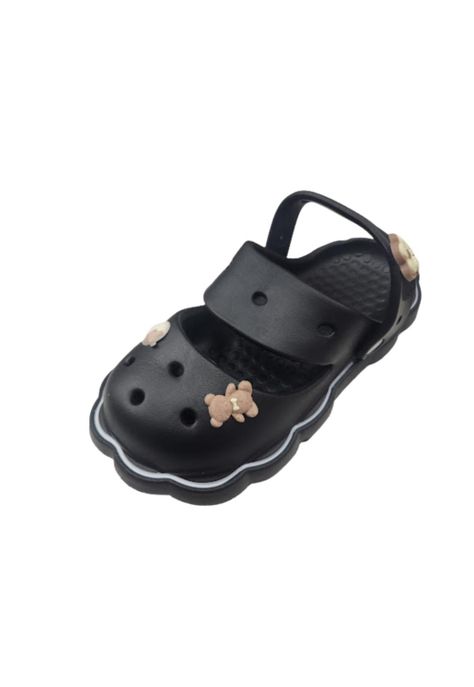 Sandalia Casual Verano Mujer Negro-0