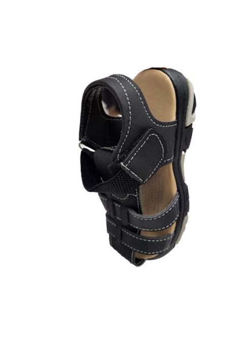 Sandalia Niño Negro Velcro-2