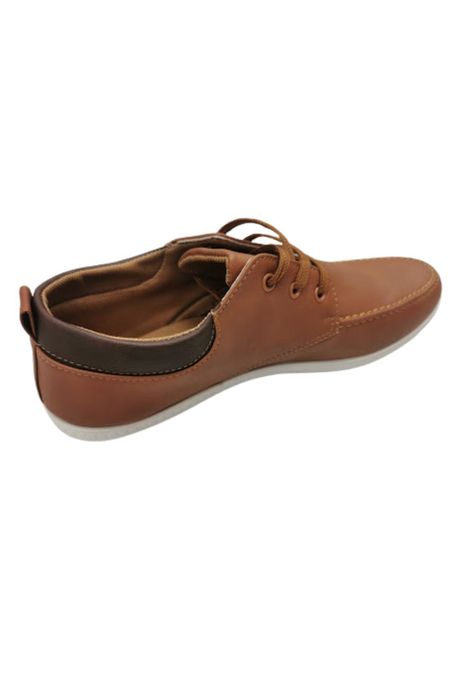 Zapato Hombre Casual Camel-1