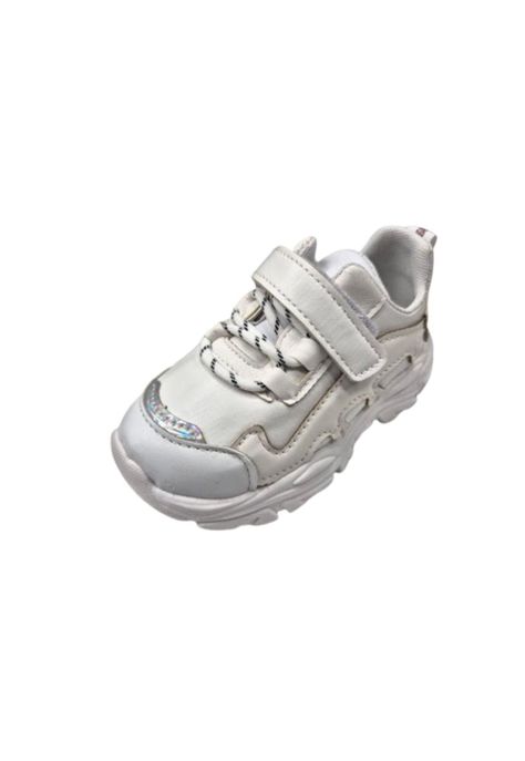 Zapatilla Urbana Unisex Blanco Velcro-0