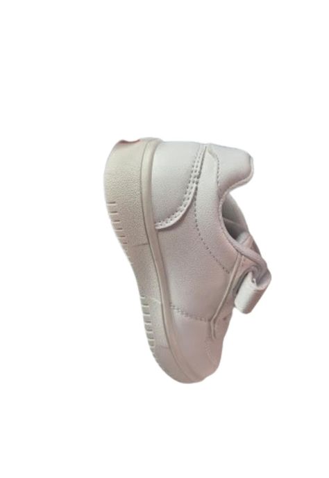 Zapatilla Escolar Blanco Velcro Niño Niña-2