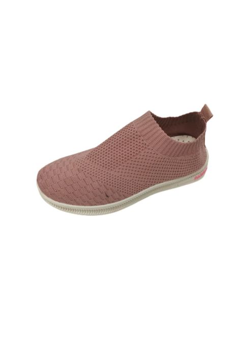 Zapatillas Urbanas Mujer Rosado Sin Cordones-0