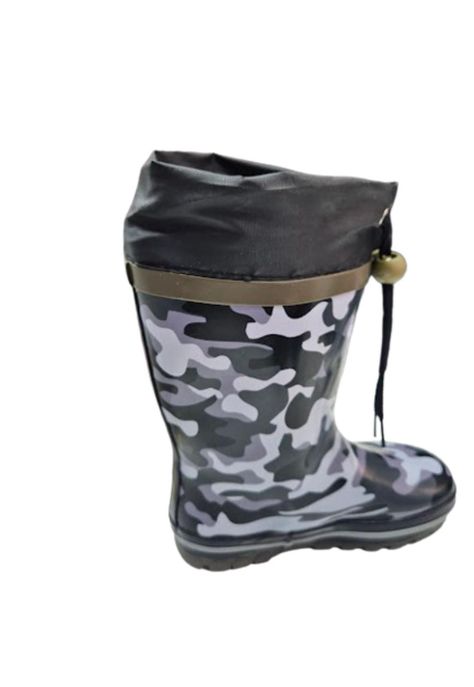 Bota de Lluvia Niño Negro-2