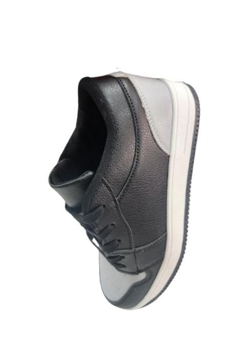 Zapatilla Urbana Hombre Negro Gris-1