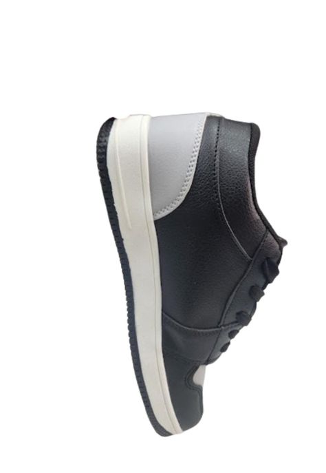 Zapatilla Urbana Hombre Negro Gris-2