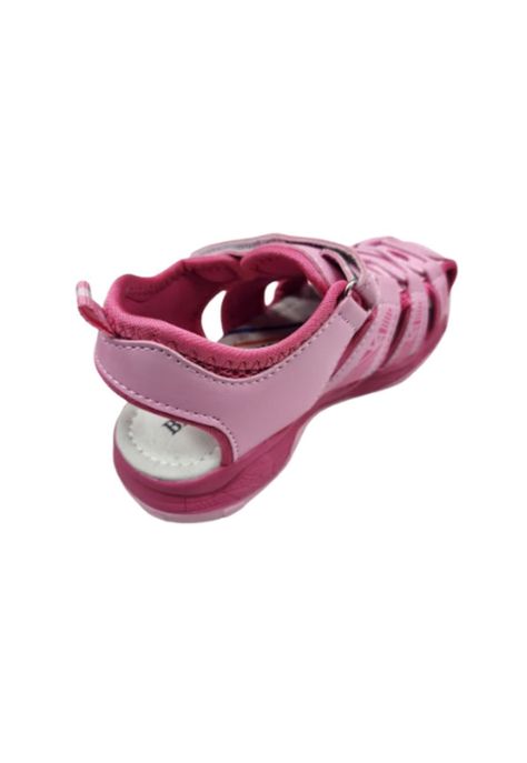Sandalia Niña Velcro Rosado Verano-1
