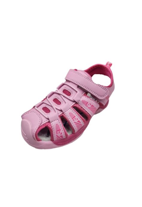 Sandalia Niña Velcro Rosado Verano-0