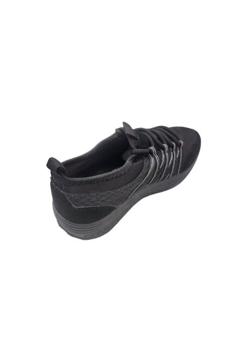 Zapatilla Urbana Mujer Negro Transpirable-1