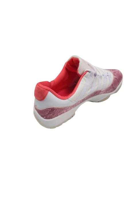 Zapatilla Urbana Mujer Blanco Rosa-1