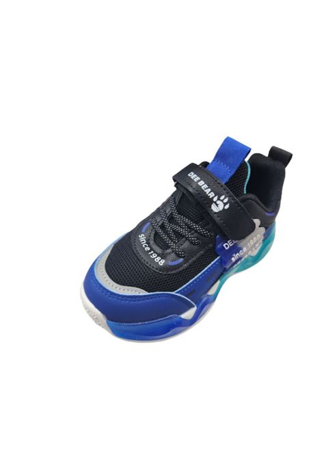 Zapatilla Urbana Niño Azul Velcro-0