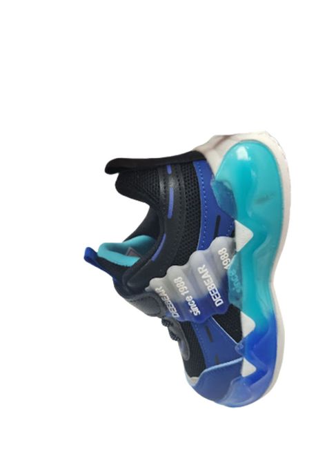 Zapatilla Urbana Niño Azul Velcro-3
