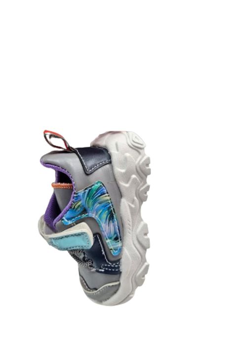 Zapatilla Morado Velcro Niña-2