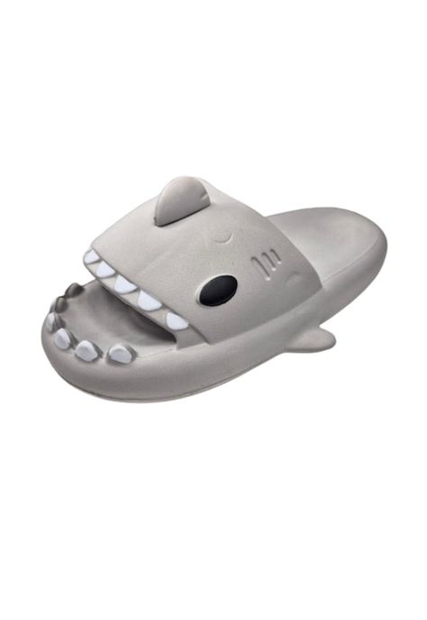 Sandalia Slide Tiburón Hombre Beige-0