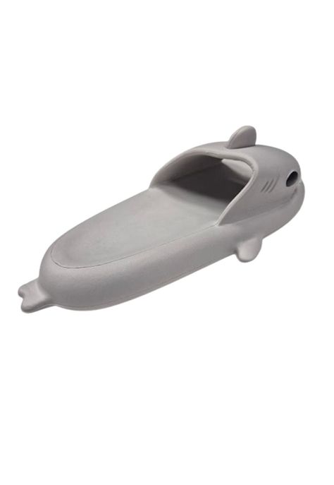 Sandalia Slide Tiburón Hombre Beige-1