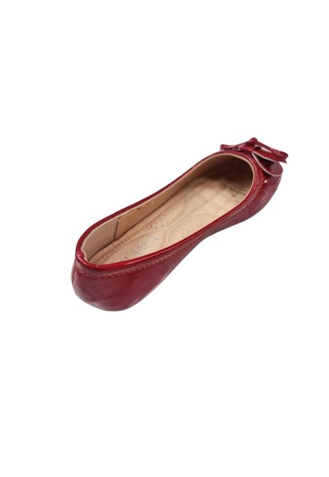 Zapato de Vestir Ballerina Mujer Charol Rojo-1