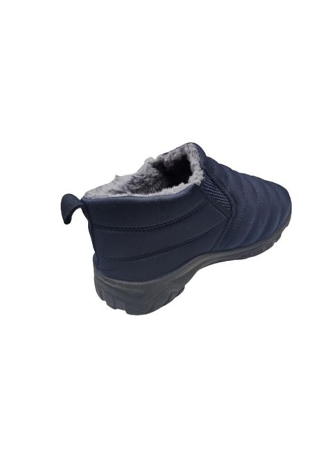 Zapatilla Pantufla Hombre Azul-1