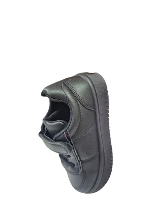 Zapatilla Escolar Negro Velcro Niño Niña-2