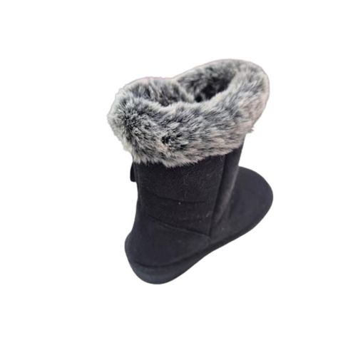 Bota de Invierno Niño Niña Negro Clàsico-1