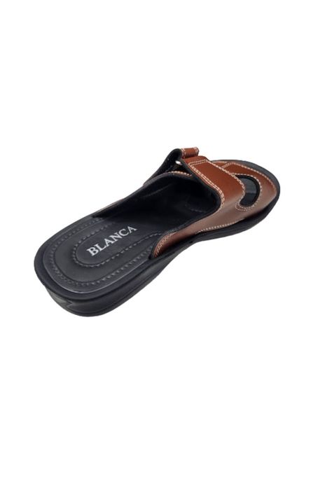 Sandalia Hombre Velcro Café-3