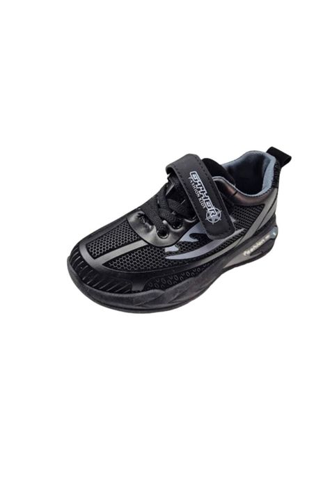 Zapatilla Urbana Negro Velcro Niño-0