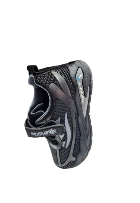 Zapatilla Urbana Negro Velcro Niño-2