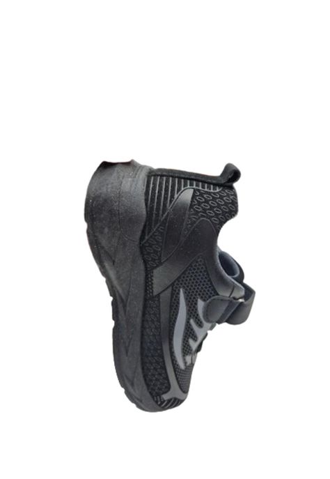 Zapatilla Urbana Negro Velcro Niño-3