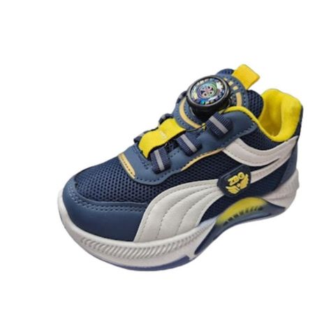 Zapatilla Urbana Niño Azul Amarillo-0
