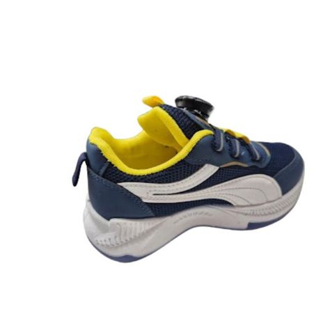Zapatilla Urbana Niño Azul Amarillo-1